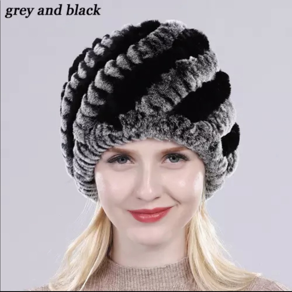 Rex Rabbit Fur beanie